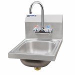 GSW HS-1615W Wall Mounted Hand Sink w/ Faucets, ETL Listed