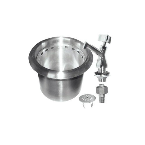 GSW HS-DSRO Dipperwell Sinks, Faucet, Round, Drop-In, Stainless Steel, 7(w) x 7(d) x 5-1/2(h) inch, ETL List