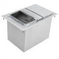 GSW IB3618 Drop-In Ice Bins, Sliding Lid, Stainless Steel, (75)lb(s) Capacity, 36(w) x 18(d) x 14(h) inch, ETL Listed