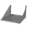 GSW MS-1818 Microwave Oven Wall Shelf, 100lb Capacity, Stainless Steel,18(w)x18(d)x12(h) inch, NSF Listed