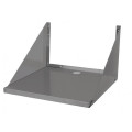 GSW MS-2418 Microwave Oven Wall Shelf, 100lb Capacity, Stainless Steel, 24(w)x18(d)x12(h) inch, NSF Listed