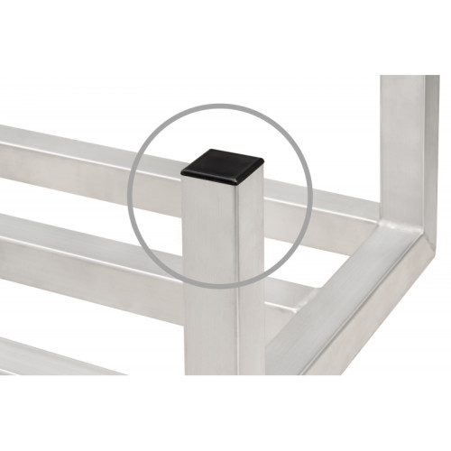GSW RA-6020 Dunnage Racks, All Welded Aluminum, 1000lb Capacity, 60(w) x 20(d) x 8(h) inch, ETL Listed
