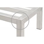 GSW RA-6020 Dunnage Racks, All Welded Aluminum, 1000lb Capacity, 60(w) x 20(d) x 8(h) inch, ETL Listed