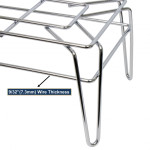 GSW RA-M1510 15 inch Chrome Wire Multi-Functional Rack, 800lb Capacity, ETL Listed