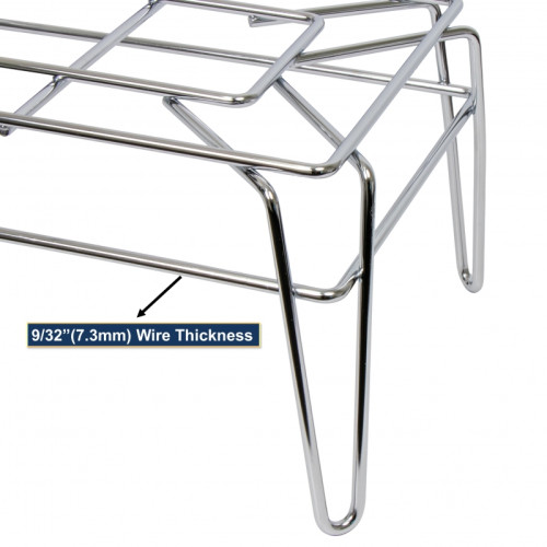 GSW RA-M1510 15 inch Chrome Wire Multi-Functional Rack, 800lb Capacity, ETL Listed