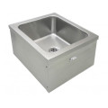 GSW SE2024FM Mop Sink, Floor Mount, Stainless Steel,  20(w) x 24(d) x 14(h) inch, ETL Listed