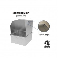 GGSW SE2024FM-SP Floor Mounted Mop Sink Splash Guard, Fits SE2024FM, 18-1/2(w) x 19-1/2(d) x 19-1/2(h) inch, ETL Listed