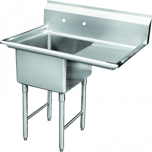 GSW SEE18181R  (1)Compartment(s) Sink, Right Drain Board, Stainless Steel, 18 inch Tub, ETL Listed