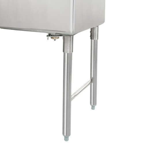 GSW SEE18182D (2)Compartment Sink, Left and Right Drainboards, 18 inch Tubs, Stainless Steel,18 inch Gauge, OA 72-3/4(w) x 24(d) x 45(h) inch, ETL Listed