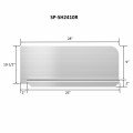 GSW SP-SH1810R 21-15/16 inch Compartment Sink Right Side Splash Guard, Stainless Steel, NSF Listed