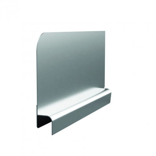GSW SP-SH1810R 21-15/16 inch Compartment Sink Right Side Splash Guard, Stainless Steel, NSF Listed
