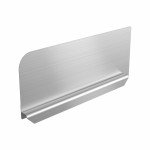 GSW SP-SH2410L 27-15/16 inch Compartment Sink Left Side Splash Guard, Stainless Steel, NSF Listed