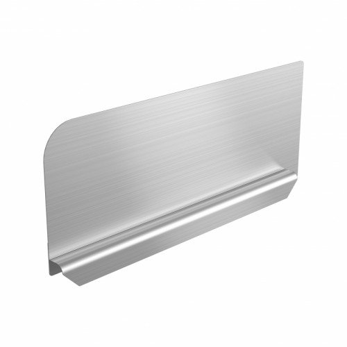 GSW SP-SH2410L 27-15/16 inch Compartment Sink Left Side Splash Guard, Stainless Steel, NSF Listed
