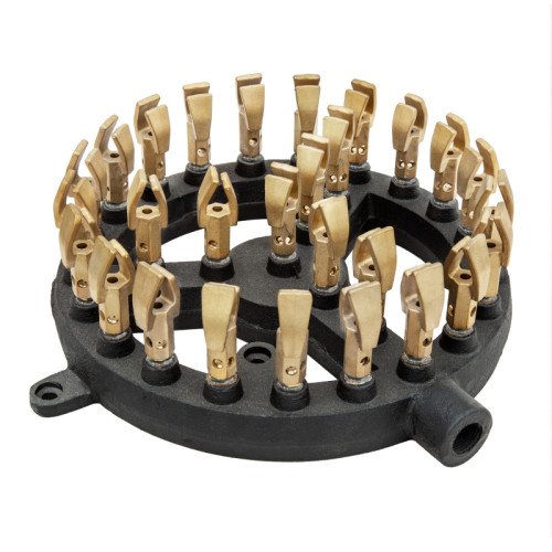 GSW WR-JBD28NG Jet Burner, (28)Tip(s) Duck Mouth Shape, 3/4 inch Pipe, Natural Gas, 180k Total BTU/Hr, ETL Listed