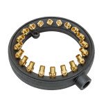 GSW WR-JBC10NG Speed Jet Burner with Cap, (20)Tip(s), 10 inch Diameter, 3/4 inch Pipe, Natural Gas, 160k Total BTU/Hr, ETL Listed