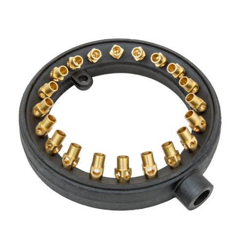 GSW WR-JBC10NG Speed Jet Burner with Cap, (20)Tip(s), 10 inch Diameter, 3/4 inch Pipe, Natural Gas, 160k Total BTU/Hr, ETL Listed