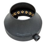 GSW WR-JBC10NG Speed Jet Burner with Cap, (20)Tip(s), 10 inch Diameter, 3/4 inch Pipe, Natural Gas, 160k Total BTU/Hr, ETL Listed