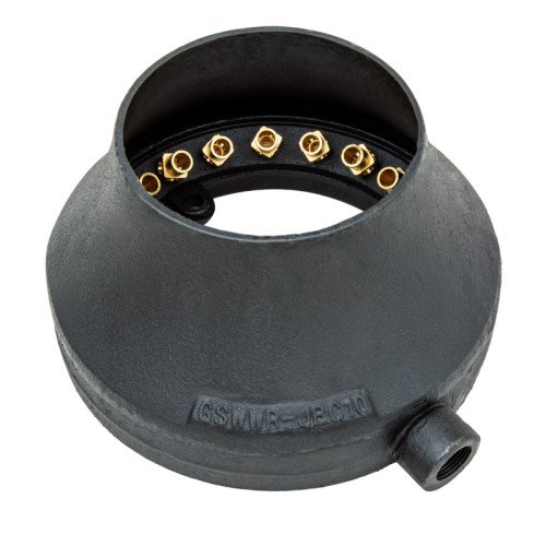 GSW WR-JBC10NG Speed Jet Burner with Cap, (20)Tip(s), 10 inch Diameter, 3/4 inch Pipe, Natural Gas, 160k Total BTU/Hr, ETL Listed