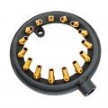 GSW WR-JBC9LP 15 Tips Speed Jet Burner w/ Cap, Liquid Propane, 130k Total BTU/Hr, ETL Listed