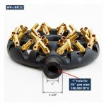 GSW WR-JBR32LP Jet Burner, (32)Tip(s), Round Shape, ¾ inch Pipe, 160k Total BTU/HR, Liquid Propane, ETL Listed