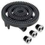 GSW WR-RB3-N (3)Rings Burner(s) with Air Shutters, 90k Total BTU/Hr, Natural Gas, ETL Listed