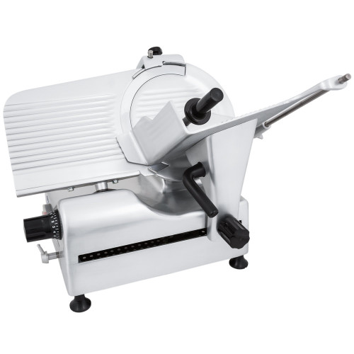Globe Chefmate® G12A Automatic Food Slicers, 12 inch Diameter Knife, Medium-Duty, Belt-Driven, 1/2hp, 3amps, 115v/60/1-ph, ETL Listed