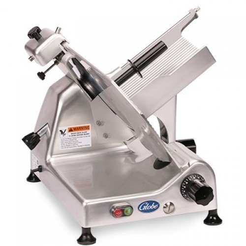 Globe Chefmate® G14 Food Slicers, 14 inch Diameter Knife, Medium-Duty, Manual, Belt-Driven, 1/2hp, 4amps, 115v/60/1-ph, ETL Listed