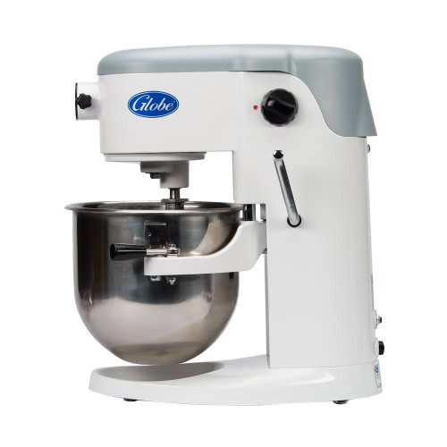 Globe SP05 Planetary Mixer, 5qt Capacity, Countertop, 10-Speed Motor, Gear-Driven, 4amps, 800w, 115v/60/1, NSF Listed