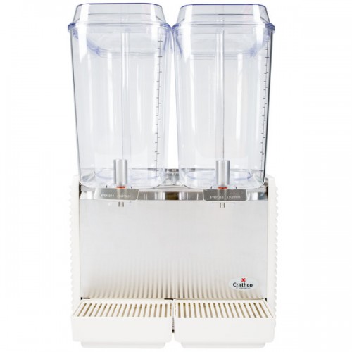 Crathco D25-4 Classic Bubbler Refrigerated Beverage Dispenser (2)5-Gal Bowl(s), Plastic Side Panels and Drip Tray, 120/60/1-ph, NSF Listed