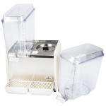 Crathco D25-4 Classic Bubbler Refrigerated Beverage Dispenser (2)5-Gal Bowl(s), Plastic Side Panels and Drip Tray, 120/60/1-ph, NSF Listed