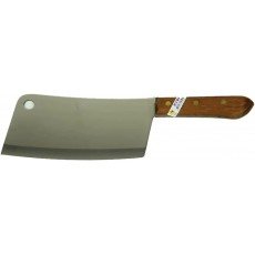 Kiwi K850 8 inch Stainless Steel Cleaver Knife with Wood Handle, 2 each