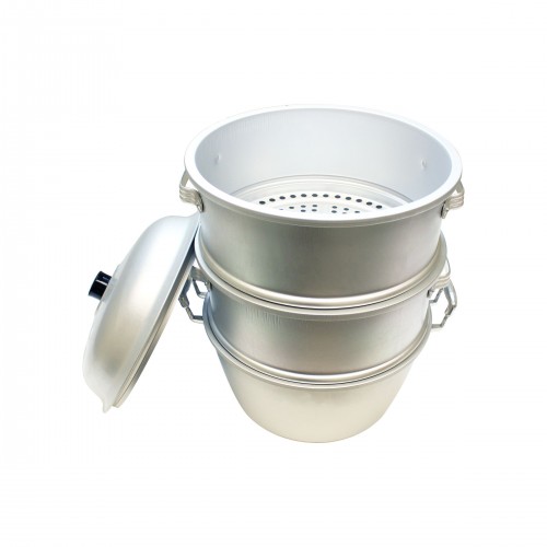 SA40 40cm Aluminum Steamers, Big Hole, 4Pcs Set, 16(d) x 21-1/2(h) inch, 1 set
