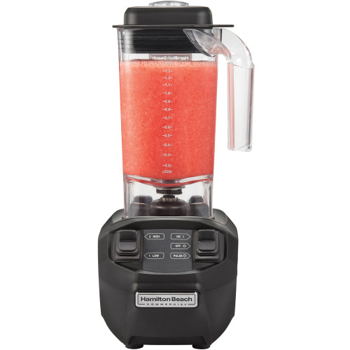 Hamilton Beach HBB255 The Rio® Drink Blender, 2-Speed Motor, 48oz Stackable Co-polyester Container, 1.6hp, 780w, 6.5amps, 120v/60/1-ph, NSF Listed