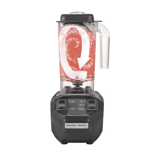 Hamilton Beach HBB255 The Rio® Drink Blender, 2-Speed Motor, 48oz Stackable Co-polyester Container, 1.6hp, 780w, 6.5amps, 120v/60/1-ph, NSF Listed