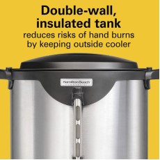 Hamilton Beach HCU075S Coffee Urns, (75)Cup(s), Stainless Steel, 1440w, 120v/60/1-ph, NSF Listed