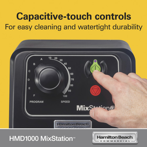 Hamilton Beach HMD1000 MixStation™ Single-Spindle Heavy Duty Drink Mixer, 3/4hp, 6Amps, 120v/60/1-ph, NSF Listed