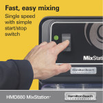 Hamilton Beach HMD880 MixStation™ Single-Spindle Drink Mixer, 1/3hp, 4.8amps, 120v/60/1-ph, NSF Listed