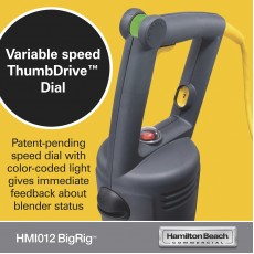 Hamilton Beach HMI012 BigRig™ Heavy-Duty Immersion Blender, 12 inch Shaft, Variable Speed, 3000-15000rpm, 120v/60/1, 800w, NSF Listed
