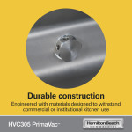 Hamilton Beach PrimaVac™ HVC305 In-Chamber Vacuum Sealer, 12 inch Heat Seal Bar, Countertop, 400w, 5Amps, 120v/60/1-ph, NSF Listed