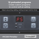 Hamilton Beach PrimaVac™ HVC305 In-Chamber Vacuum Sealer, 12 inch Heat Seal Bar, Countertop, 400w, 5Amps, 120v/60/1-ph, NSF Listed