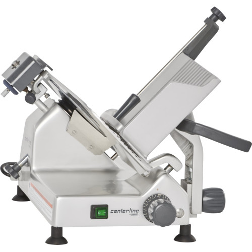 Hobart EDGE13-11 Centerline™ Food Slicers, 13(dia) inch Knife, Medium-Duty, Manual, Belt Driven, (1)Speed(s), 1/2hp, 4amps, 120v/60/1-ph, NSF Listed