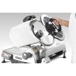 Hobart HS6-1 CleanCut™ Food Slicers, 13(dia) inch Knife, Heavy-Duty, Manual, Removable Knife, 1/2hp, Belt Driven, 5.4amps, 120v/60/1-ph, NSF Listed
