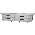 Hoshizaki CR110A 110.5(w) inch (4)Drawer(s) Refrigerated Chef Base, 1500lb Load Capacity, Casters, 1/5hp, 115v/60/1, ETL Listed
