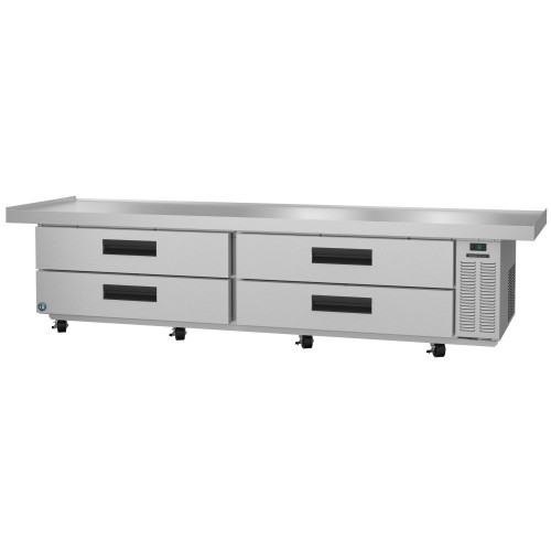 Hoshizaki CR110A 110.5(w) inch (4)Drawer(s) Refrigerated Chef Base, 1500lb Load Capacity, Casters, 1/5hp, 115v/60/1, ETL Listed