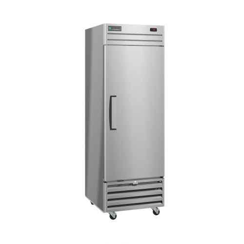 Hoshizaki EF1A-FS 27.5(w) inch (1)Solid Door(s) Bottom Mount Upright Reach-In Freezer, 17.74Cu.ft, (3)Shelve(s), 1/3hp, Casters, 115v/60/1, UL Listed, ENERGY STAR®