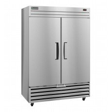 Hoshizaki EF2A-FS 54.37(w) inch (2)Solid Door(s) Bottom Mount Upright Reach-In Freezer, (2)Section(s), 38.61Cu.ft, (6)Shelve(s), ½hp, Casters, 115v/60/1, UL Listed