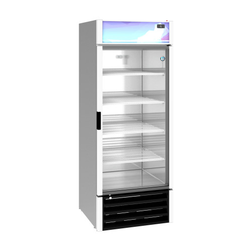 Hoshizaki FM-23-HC 30(w) inch (1)Glass Door(s) Bottom Mount Merchandiser Freezer, Silver, 20.71Cu.ft, (5)Shelve(s), 115v/60/1, UL Listed
