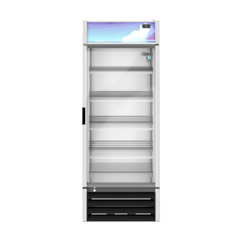 Hoshizaki FM-23-HC 30(w) inch (1)Glass Door(s) Bottom Mount Merchandiser Freezer, Silver, 20.71Cu.ft, (5)Shelve(s), 115v/60/1, UL Listed