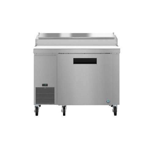 Hoshizaki PR46B 46(w) inch (1)Solid Door(s) Pizza Prep Table, 11.23Cu.ft, (2)Shelve(s), (6)1/3 Pan(s), Casters, 1/3hp, 115v/60/1, ETL Listed