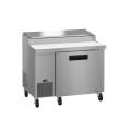 Hoshizaki PR46B 46(w) inch (1)Solid Door(s) Pizza Prep Table, 11.23Cu.ft, (2)Shelve(s), (6)1/3 Pan(s), Casters, 1/3hp, 115v/60/1, ETL Listed
